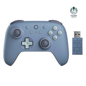 8Bitdo Ultimate 2C Wireless Controller for Windows PC and Android, with 1000Hz Polling Rate, Hall Effect Joysticks and Hall Triggers, and Remappable L4/R4 Bumpers (Dark Blue)