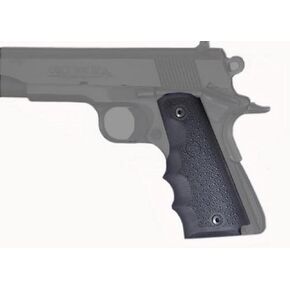 Hogue OverMolded Rubber Grip for Colt 1911 Government Model with Finger Grooves