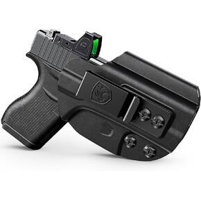 IWB Holster Compatible with Glock 43, 43X, 43X MOS - Concealed Carry Holster with Concealment Claw Ideal for Appendix Inside Waistband