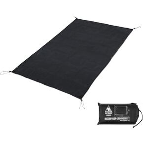 OneTigris Waterproof Heavy Duty Mat, Moisture-Proof Tent Footprint Durable Multifuntional for Camping Backpacking, Black 80" x49“