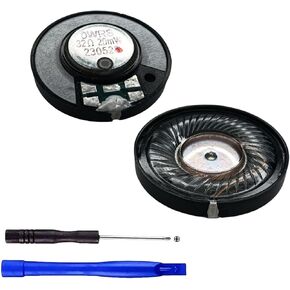 40mm 32ohm Headphone Speaker Driver, Crystal Clarity Great Sounds Headset Speaker for Beats Studio Pro, Studio3, Studio2, WH-1000XM4, WH-1000XM3, DIY Speaker - 2 Packs