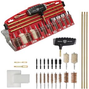 Real Avid Gun Boss Pro Universal - Cleaning Kit For All Guns 12 and 20 gauge shotguns, 45, 40, 357, 38, 380, 9MM, 30, 308, 7.62, 270, 7MM, 243, 260, 6.5MM, 223, 556 Model:AVGBPRO-U
