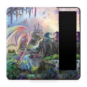Tablet Skin Compatible with Amazon Kindle Paperwhite 12th (2024) - Dragon Paradise - Premium 3M Vinyl Protective Wrap Decal Cover - Easy to Apply | Crafted in The USA by MightySkins