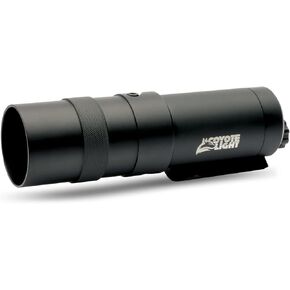 Coyotelight دائمة خفيفة الوزن محمولة مضاد للماء مضاد الضباب القابل للتعديل الكثافة القابلة لإعادة الشحن في الرؤية الصيد مصباح يدوي | بطاريات ، حالة ، 1 "شوائم النطاق والشاحن