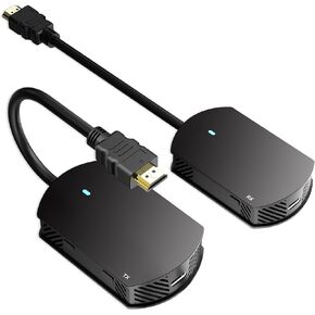 Wireless HDMI Transmitter and Receiver, Wireless HDMI, 165FT/50M HDMI Wireless, 2.4G/5G Plug&Play Portable HDMI Wireless Transmitter and Receiver, Wireless HDMI Extender for PC/HDTV/Projector/TV Box