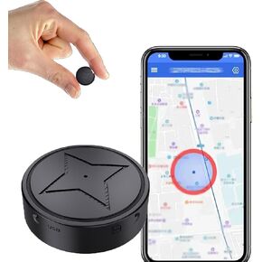 GPS Tracker for Vehicles, GPS Strong Magnetic Vehicle Anti-Lost Tracker, No Subscription with Free App - Magnetic Smallest GPS Tracker Locator Real Time, 2025 Upgraded