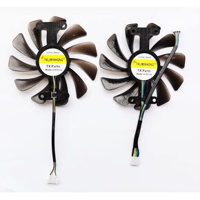 New Compatible Cooler Fan 2PCS 95MM for Galaxy GTX1070 GTX1070ti P104 GPU Fan DC12V