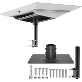 Starlink High-Performance Mounting Kit – Pipe Adapter with U-Bolt Atenna Mout Base, Adjustable Azimuth, Heavy-Duty Carbon Steel, Fits 1.38"-2.16" Poles for RV Car Roofs, Boats, Off-Grid Homes