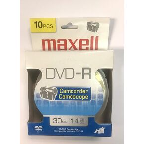 Maxell 8cm Camcorder DVD-R, 10-Pack