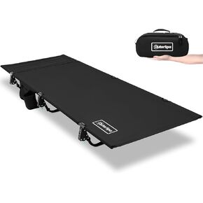 Portable Camping Cot, Sleeping Cots for Adults, Ultralight Backpacking Cot, Compact, Collapsible, Easy Set-Up, Supports 500lbs, Lightweight Camp Cot for Adults, Camping, Outdoors and Home