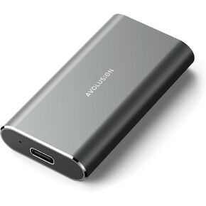 Avolusion S1 1TB Portable SSD - Up to 1000MB/s - PC and Mac - USB 3.2 USB-C External Solid State Drive - S1-SSD-T1, Durable Aluminum Built