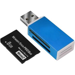 Original 8GB Memory Stick Pro Duo MARK2,High-Speed Memory Stick Duo Compatible with PSP1000 2000 3000 Accessories and Digital Camera Memory Cards