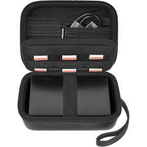 External Hard Drive Case Compatible with Seagate 1TB 2TB 4TB /for UnionSine/for Toshiba/for WD Elements Portable HDD SSD Solid State Hard Drive, SD Cards & USB Drives Holder Organizer (Box Only)