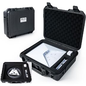 XTAR Starlink Mini Hard Case,Waterproof Travel Carrying Case for Starlink Mini Dish, Kickstand, Power Adapter, Pipe Adapter, Cables and Other Accessories
