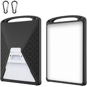 for Starlink Mini Silicone Protective Case | Liquid Silicone Protective Cover for Starlink Mini Satellite Receiver | Durable, Waterproof, Portable Shell for Starlink Mini Antenna (Black)