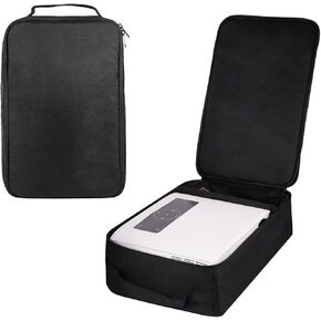 Groview JQ818C Projector Case, Projector Travel Carrying Bag Internal Dimension 15.75"x9.45"x4.7" with Large Capacity & Compartment Dividers, Compatible for JQ818C