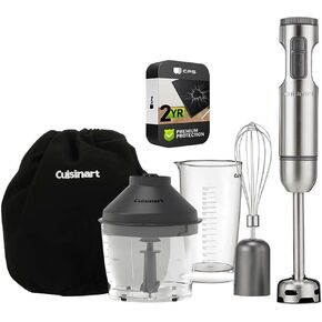 Cuisinart HB-900PC Immersion Hand Blender with Storage Bag Bundle with 2 YR CPS Enhanced Protection Pack