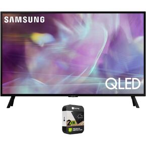 SAMSUNG QN55Q60D 55 Inch QLED 4K Smart TV Bundle with 2 YR CPS Enhanced Protection Pack (2024 Model)
