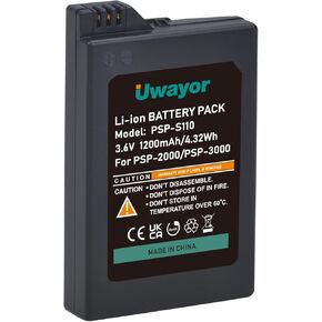 PSP 2000/3000 Battery for Sony PSP-2000 PSP-2001, PSP-S110, PSP-3000, PSP-3001, PSP-3002, PSP-3004 Console