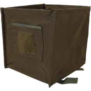 Arborist Throw Line Storage Cube, 33l Large Capacity Oxford Cloth Arborist Throw Bag, Foldable Rope Bag | Arborist Equipment | Lineman Climbing Gear for Picnic Camping BBQ (Green)