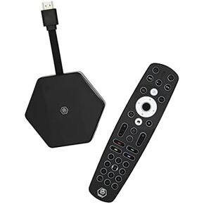 BuzzTV HD5 4GB RAM - 128 GB Storage Android 11 TV Box | 4K Streaming Dongle Device Quad-Core Processor Dual-Band Wi-Fi BT 5