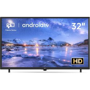 FPD 32 Inch Smart TV 720p HD Flat Screen Television (P-Series) with Google Play, Small LED Tvs for Living Room, Google Cast Built-in, Thin Streaming Live Android TV with WiFi, Bluetooth (2025 Model)