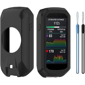 Protector Case Compatible for Garmin Edge 1050,Soft Silicone Shock-Proof Protector Shell Replacement Protective Case (Silicone Black)（No Screen Protector）