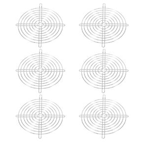 PATIKIL 172mm Fan Finger Grill, 6 Pack Metal Grill Protector Guard Fan Protective Cover for 172mm Exhaust Fans Equipment Computer DIY