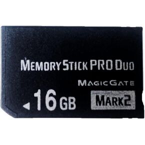 Memory Stick Pro-HG Duo (Mark 2) 16G 32G for PSP 2000 3000 Micro SD/TF Card Memory Card Compatible with Sony Camera Mobile (16G Normal)