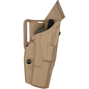 Safariland 6390 ALS Mid-Ride Level 1 Retention Duty Holster, Colt 1911 Government, Mid-Ride, STX Tactical Flat Dark Earth Brown, Right Hand