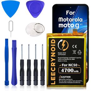 Replacement Battery for Motorola Moto G41 XT2167,2025 New Upgraded High Capacity 4700mAh Replacement NC50 Battery
