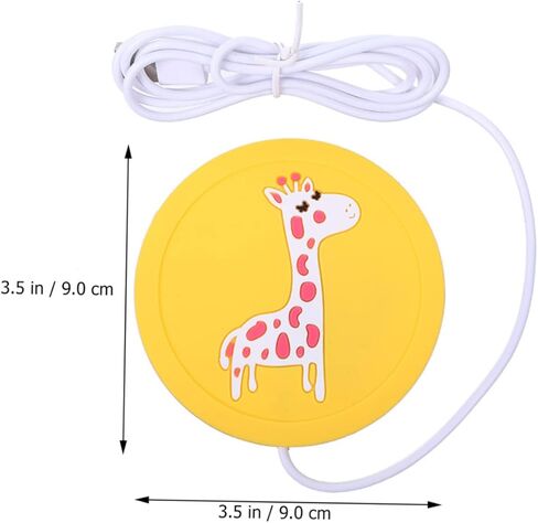 6 PCS السيليكون تسخين كوستر كوب وسادة المنزل كوب المنزل دافئ كوب كهربائي أكثر دفئا شرب كوب الحليب الدافئ زجاجة دافئة المكتب كوب المكتب دافئ USB شحن USB كوب أكثر دفئا in Kuwait