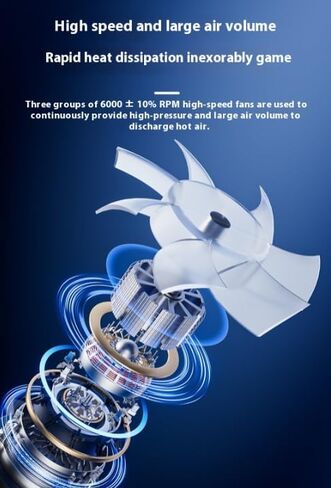 مروحة التبريد لـ PS5 Pro/PS5 Slim/PS5 مع مصباح LED ، نظام PlayStation 5 Pro Fan Cooler ، السرعة القابلة للتعديل (وضع 3 سرعات) ، مع مروحة تبريد OUSB Port Port in Kuwait