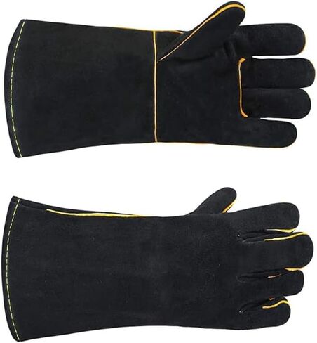 Heat Resistant Gloves for Grill BBQ,Long Sleeve Grill Gloves for Baking,Oven,Fireproof, Stove,Welder,Welding,Fireplace in Saudi Arabia