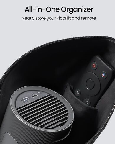 JMGO PICOFLIX Projector حقيبة محمولة رسمية ، حقيبة تخزين الكل في واحد مع حزام مفيد ، حماية مخصصة للبيكوفليكس وبعيدة ومقاومة للماء ومقاوم للغبار in Kuwait