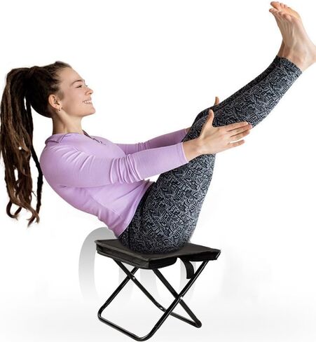 Camping Stool, Portable Folding Stool with Carry Bag,Portable Collapsible Stool for Fishing, Hiking, BBQ, Parties, Outdoor Activities,Folding Small Chair (Khaki) in Saudi Arabia