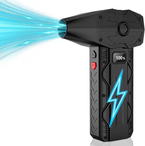 Air Air Duster -35000000RPM مضغوطة توربو نفاثات مجفف سيارة مجفف الهواء مع شاشة ، 4 تروس قابلة للتعديل 8000mAh من منفاخ الهواء القابل لإعادة الشحن للكمبيوتر الشخصي/لوحة المفاتيح/PS5/الصفحة الرئيسية/المكتب/في الهواء الطلق in Saudi Arabia