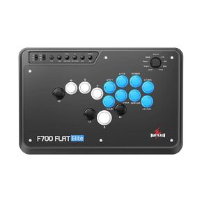 MAYFLASH F700 FLAT Elite Wireless Arcade Stick Leverless All Button Controller with Sanwa buttons Compatible with PS5, PS4, PC, Xbox Series S/X, Switch and more Support Bluetooth, 2.4G and Wired