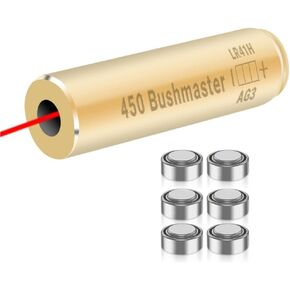 450 Bushmaster Laser Bore Sight Supply 450 Bushmaster Laser Bore Sight with 6 Batteries 450 Bushmaster Made of Brass