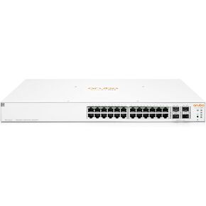 Aruba Instant On 1930 24-Port Gb Ethernet 24xGE PoE (195W), 4X 1G/10G SFP+, L2+ Smart Switch US Cord (JL683A#ABA)