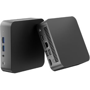 Mini PC N150 16GB RAM 512GB SSD (4C/4T Upto 3.6GHz, Upgraded N100) 13th Twin Lake N150, 2X Full Function Type-c Tiny Computer with 4K Triple Display/Wi-Fi 5/BT 4.2/Win 11 Pro/USB 3.2