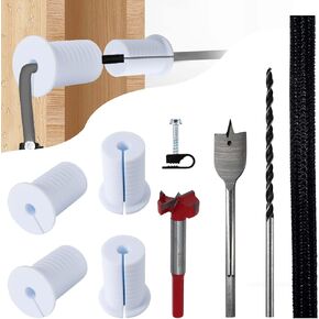 4 Pcs Starlink Cable Routing Kit for 1 Inch Wall Hole, Starlink Wall Grommet, Perforated Silicone Grommet, Cable Punch Grommet (Cable Routing Grommet(White))