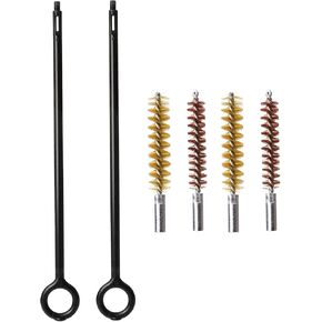 2 Set 9mm Handgun Cleaning Kit Bronze Nylon Bore Brush with Nylon Cleaning Rod
