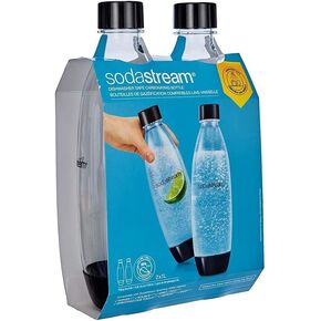 Sodastream Pack of 2 1L Dishwasher Fuse Bottles
