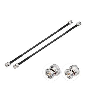 Yuslao 3G 6G SDI Cable 1FT 75 Ohm RG59 Coaxial Cable BNC Jumper Cable Low Loss BNC Male to Male Connector for CCTV Camera Video Monitors SDI HDMI Converter Splitter etc（2 Pcs）.