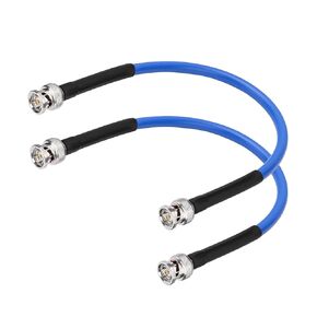 Yuslao 12G SDI Cable 2FT BNC Male to Male Video Coaxial Cable RG6 Coaxial Cable 75 Ohm Ultra Low Loss for 8K 4K 6G-SDI 3G Video Security Camera SDI Converter(Straight,2 Pcs).