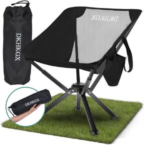 Portable Compact Camping Chairs - Lightweight Folding Camping Chair for Adults - Ultralight Backpacking Hiking Chair - Comfy Collapsible Outdoor Chair for Travel, Sporting Events, Beaches