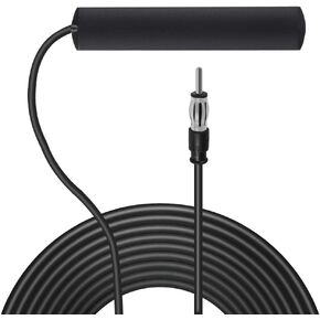 FM Radio Antenna FM Dipole Antenna Adhesive Mounting 3 Connector Adapters for FM TV Radio Home Stereo Receiver Stereo Receiver Indoor Music System AV Audio Video Home Theater Receiver