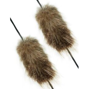 THREE ARCHERS 2pcs String Silencer Traditional Archery Bowstring Dampeners Beaver Balls to Reduce Vibration and Noise for All Archery Bow