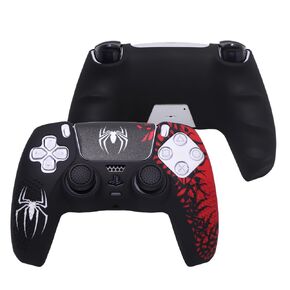 IVYUEEN Anti-Slip Silicone Skin for Playstation 5 PS5 Controller Protective Cover Case & Touch Pad Sticker for DualSense Controller
